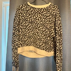 Cheetah print sweater
